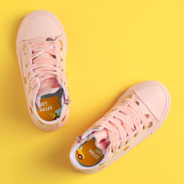 9 Right-left shoe labels