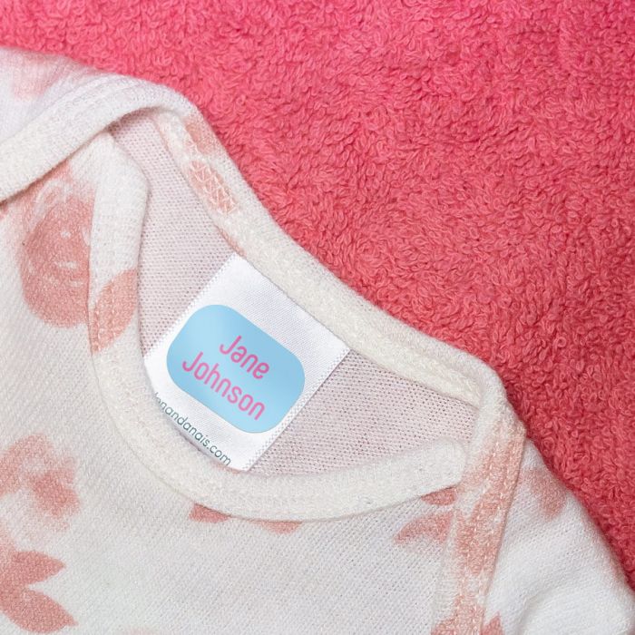 80 Peel and Stick Clothing Labels (no-iron)