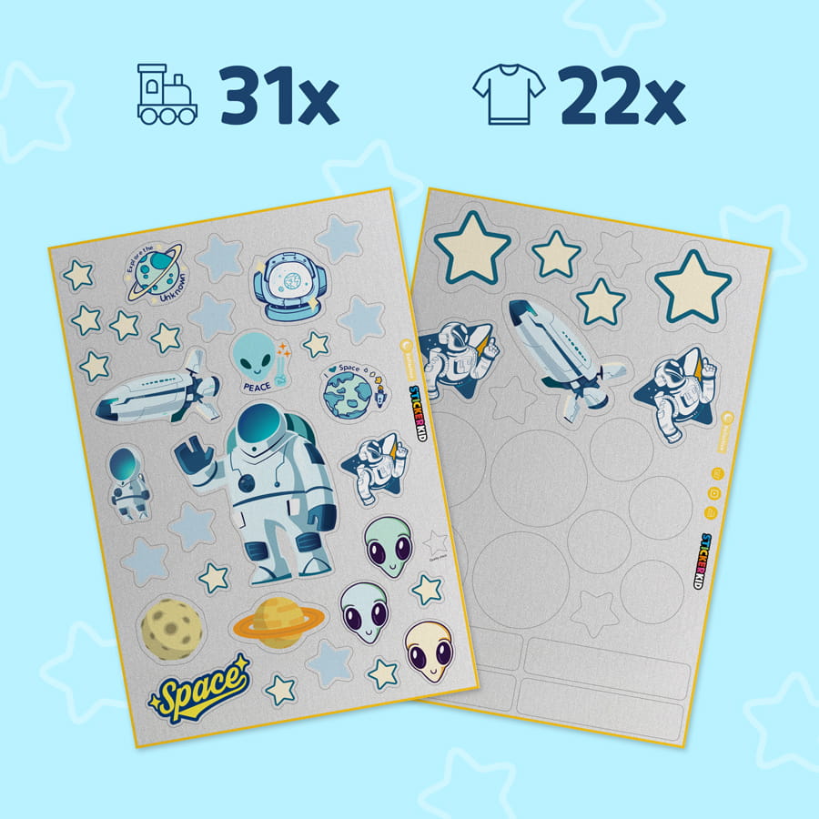 53 Reflecting labels Astronaut Pack